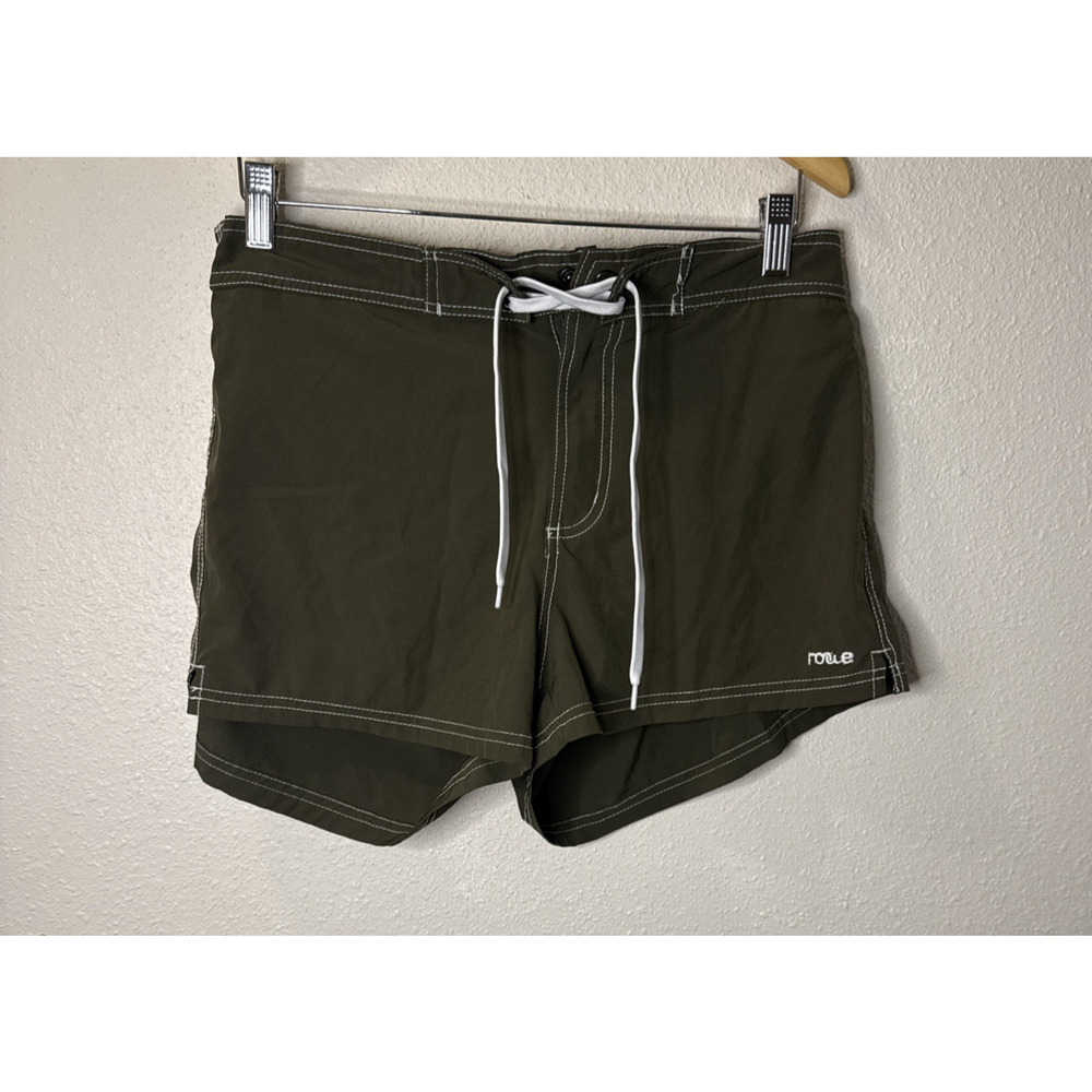 ROMWE‎ Board Shorts Womens XL Green Beach Swim Surf Water Sports 90s Y2K Style